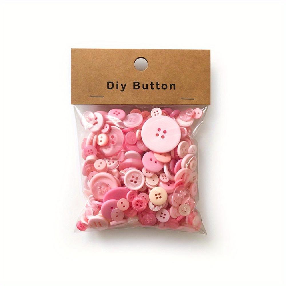 1Box Mixed Size & Color Resin Buttons for Sewing, Scrapbooking, DIY Crafts - Assorted Styles, Durable & Lightweight for Clothing