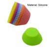 Puntos wiederverwendbare Silikon 12Pcs Kuchen Liner Muffin Schokolade Cupcake Formen Backformen Tasse
