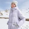 Women's Waterproof Hooded Long Down Jacket