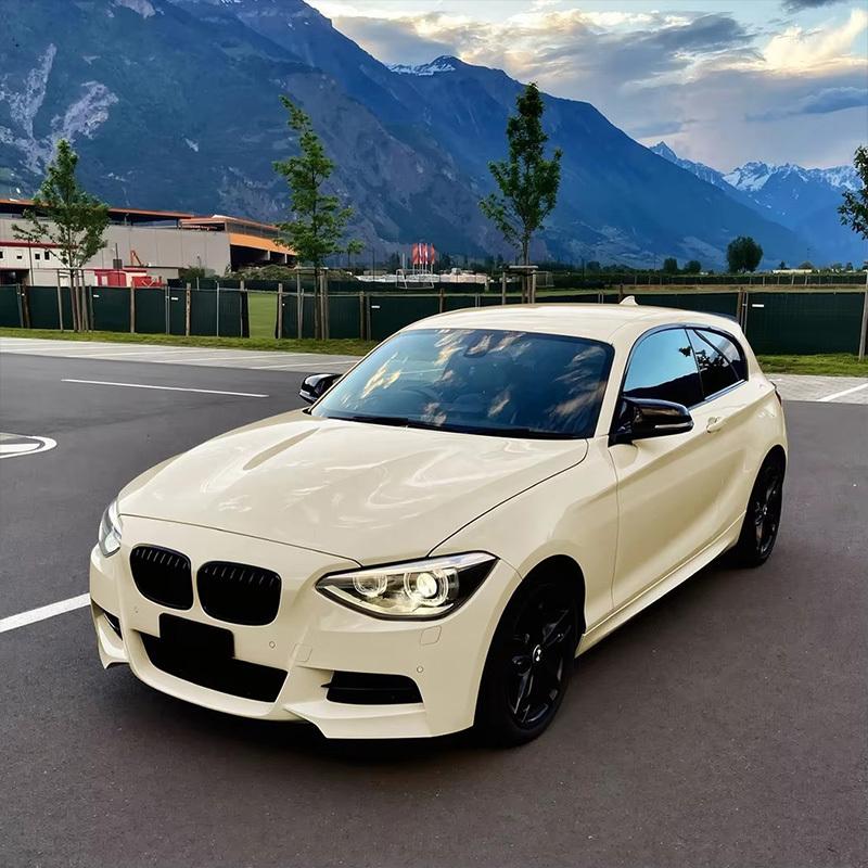Car Front Bumper Racing Grille Front Kidney Dual Line Grilles for BMW 1 Series F20 F21 2011-2014 Car Front Grill Replacement