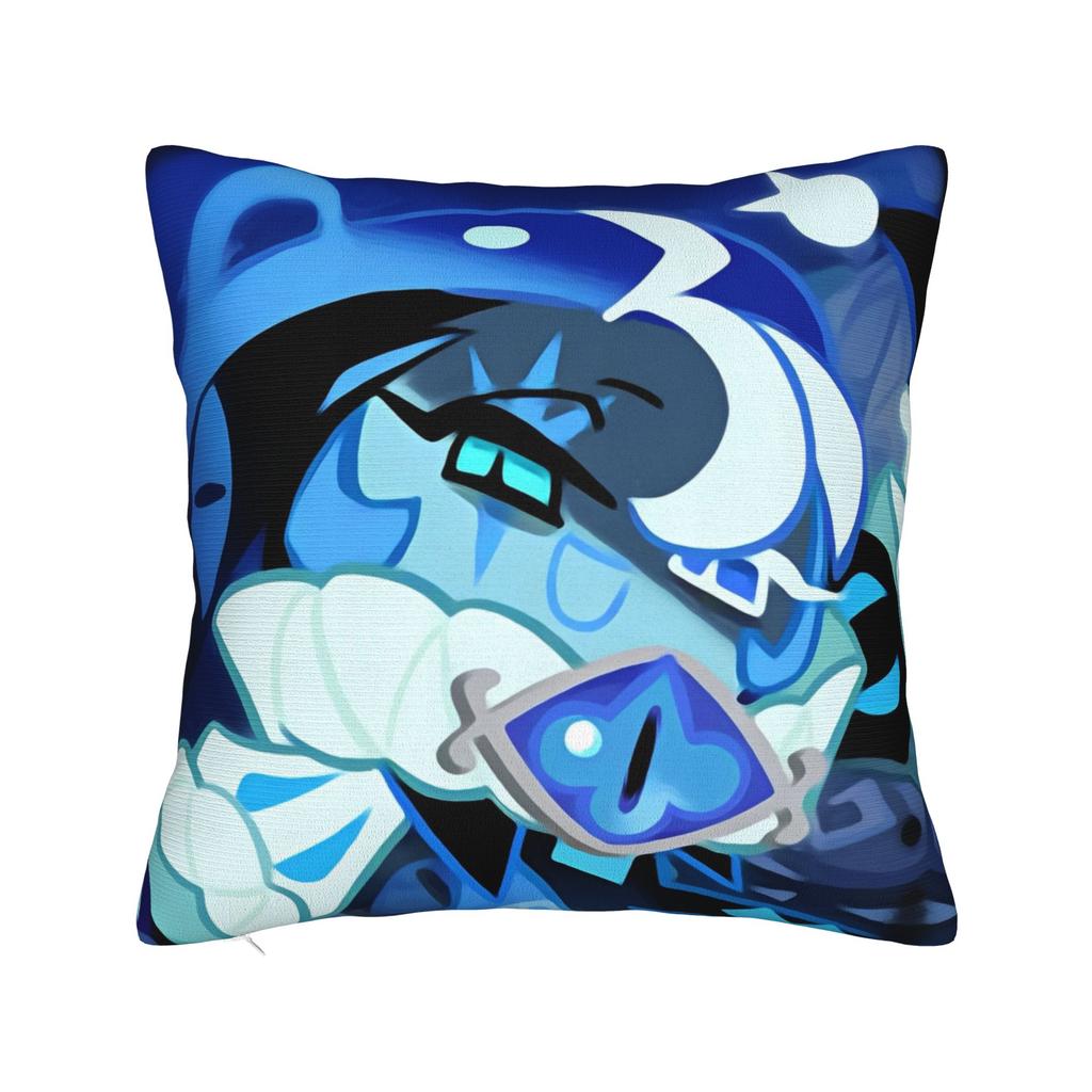 Shadow Milk Cookie Run Kingdom Square Pillow Covers Seat Cute Cartoon Anime Cushion Case Home Decoration Pillow Cover 45*45