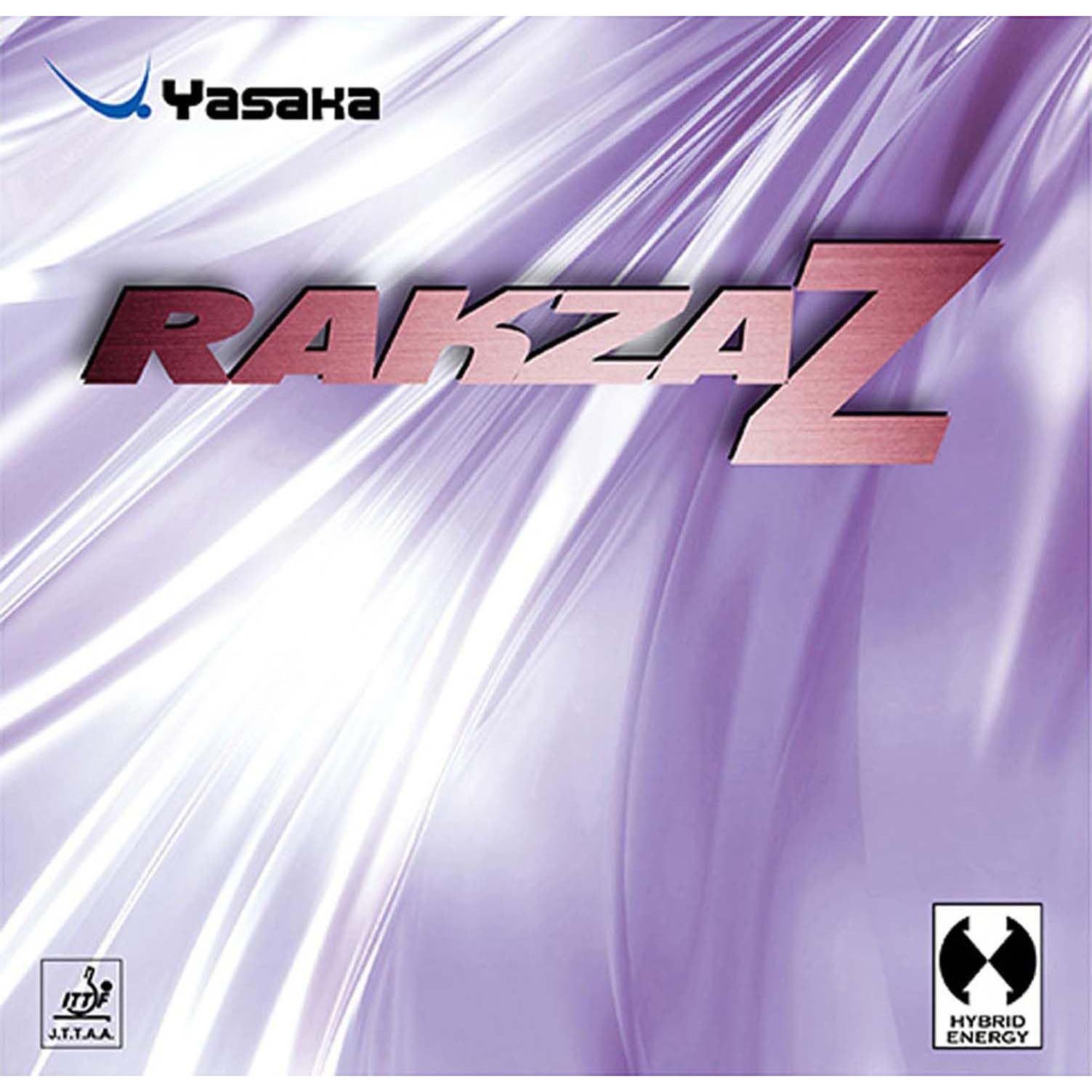 Used New YASAKA Table Tennis Rubber Rakuza Z Back Soft Hybrid Energy Type Black Extra Thick B87