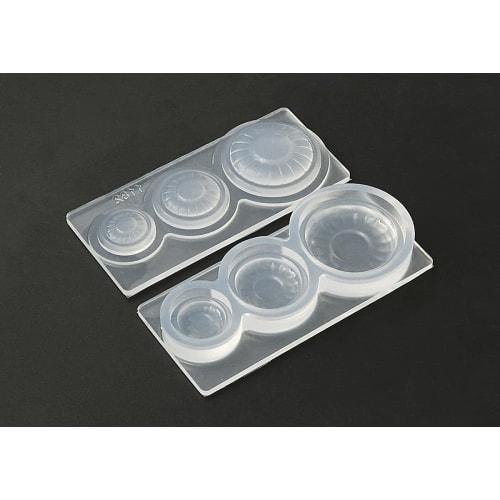 Kamejima Shoten Clay Jewelry Mold, Teacup and Saucer (Pumpkin), 3D Hobby Tool, 1182