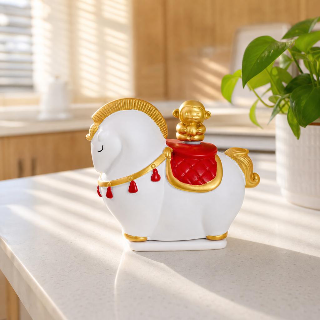 Horse Toothpick Holder - Creative Desktop Toothpick Dispenser, Horse Decorative Ornament for Home Kitchen , Cute Novelty Toothpick Container
