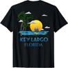 Sailing Key Largo Florida Keys Beach Sunset BACK T-Shirt