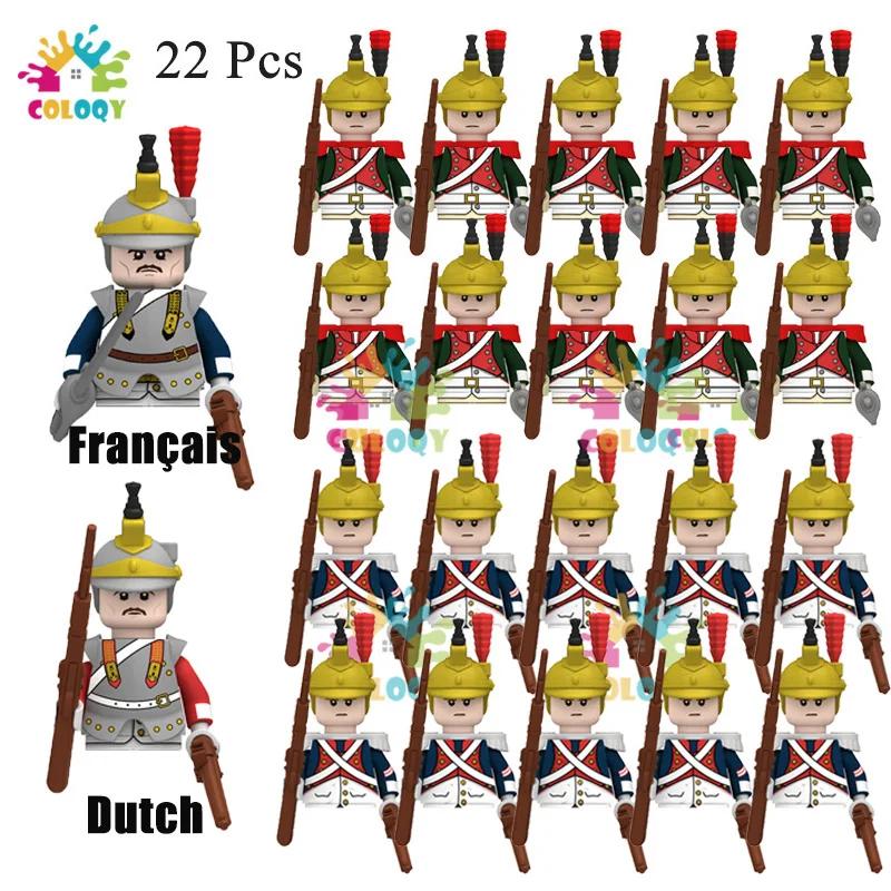 New Kids Toys Napoleonic Wars General Soldier Building Blocks Imperial Navy Mini Action Figures Toys For Kids Birthday Gifts