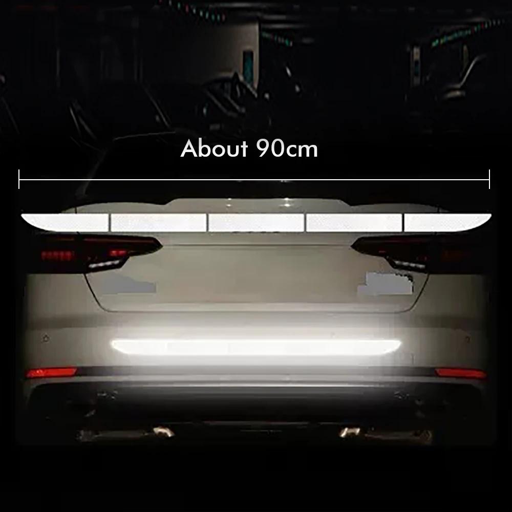 Reflective Car Sticker Warning Safety Tape Anti Collision Warning Reflective Sticker for Automobile Trunk Night Reflective Strip
