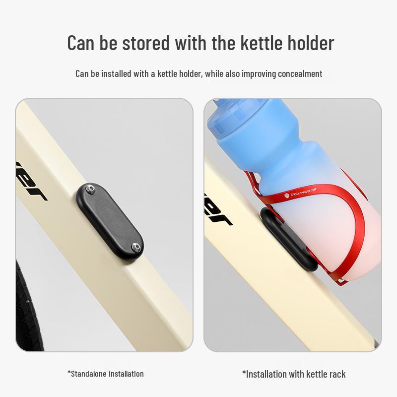Self-Powered Electric Bike Airtag Holder: Anti-Theft, Anti-Lost, Hidden Protective Case
