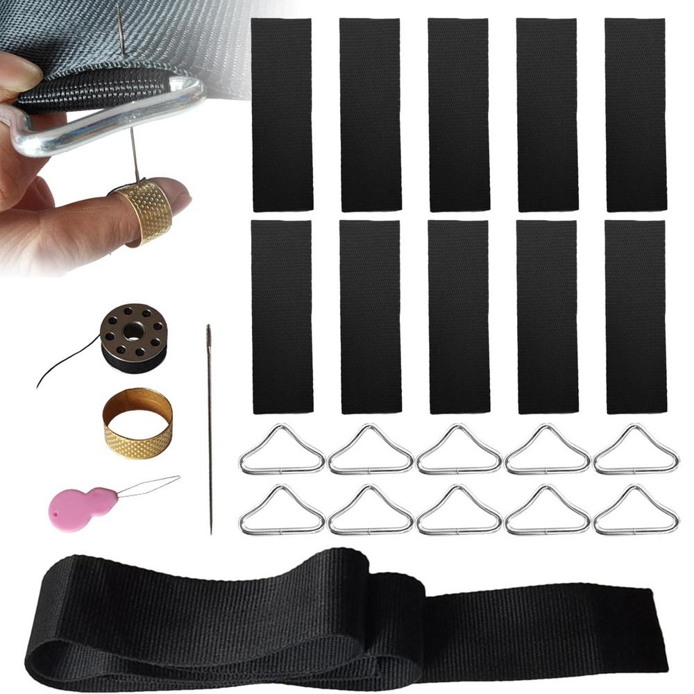 Trampoline Repair Patch Kit Trampoline Mat Repair Supplies Triangle Ring Buckle Sturdy And Complete Trampoline Mat Triangle