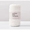 3mm Cotton Macrame Cord 130m/Roll Hand Knitting Yarn Hand Crochet Yarn Bag DIY Knitting Crochet Yarn 100% High Quality Cotton