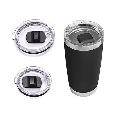 Coffee Mugs Lid Water Cup Lids For Rambler 20Oz 30Oz Thermos Tumbler Cover Thermo Bottle Lids Round Plastic Cup Lid