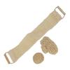 3pcs Body Scrubber Set Exfoliating Sisal Glove Deep Clean Shower Loofah Set for Home
