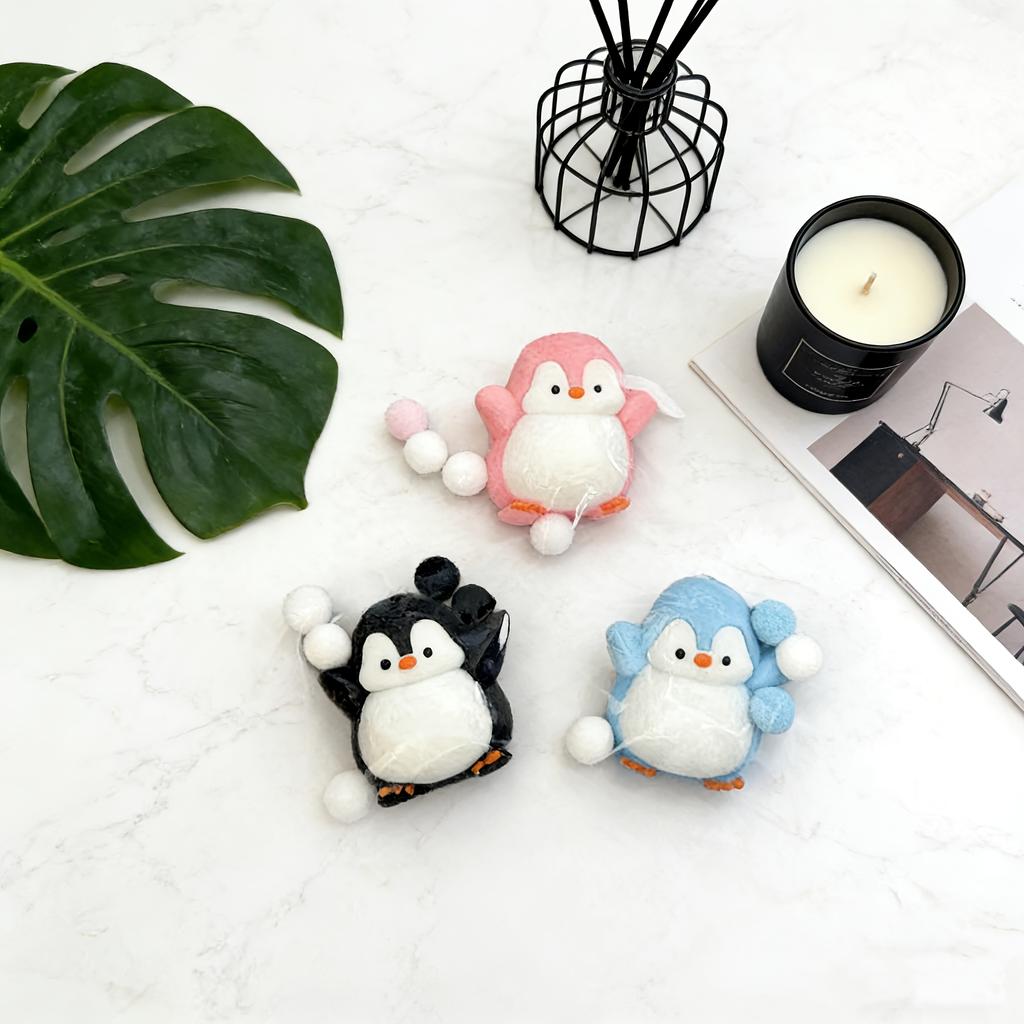 1 Stück Süßes Pinguin Quetschspielzeug, Weiches Dehnbares Stressabbau-Spielzeug, Nicht Verformbares Knet-Fidget für Kinder Erwachsene, Party-Mitgebsel Geschenk