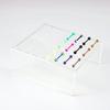 Rectangular Acrylic Earring Holder Hollow Acrylic Bracket Jewelry Retail Holder Jewelry Display Board with Clear Base