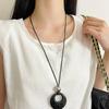 2025 Fashion Leather Cord Clavicle Necklace - Women's High-End Luxury Pendant Chain Accessories