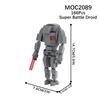 MOOXI Space Wars Series Robot Model MOC Brick DIY Diorama Adult Children Toys Building Block Set Montessori Gift Room Decoration