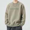 Men's Steel Embossed Heavyweight Crewneck Sweatshirt - Autumn Long Sleeve Base Layer