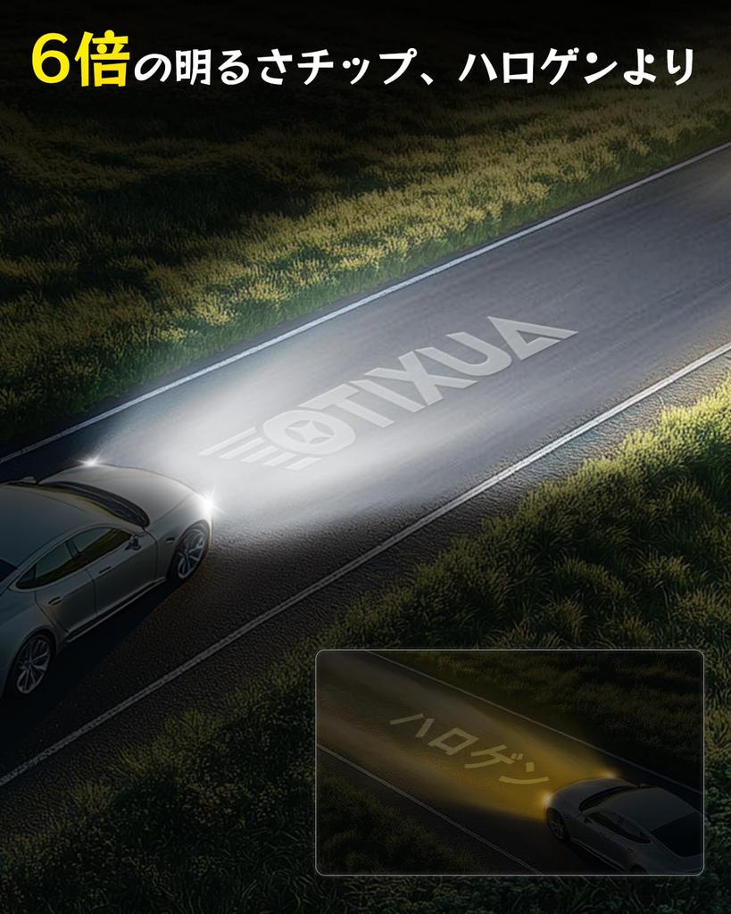 AUXITO H4 Lo/Hi LED Headlight, High Brightness, 24 LED Chips, 6 Times Brightness, Improves