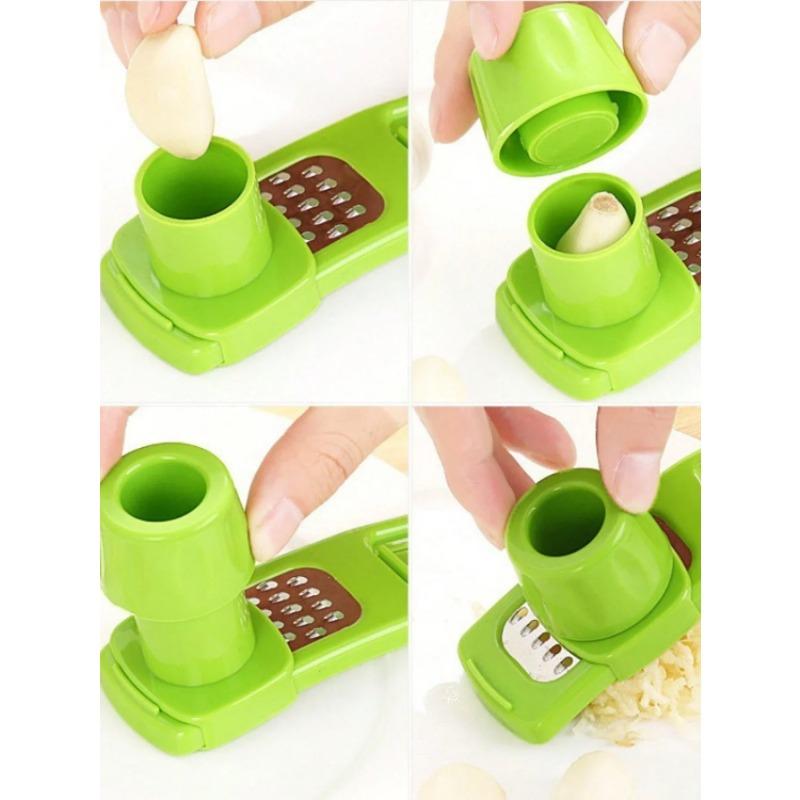 2pc Home Multi functional Garlic Grinder, Manual Garlic Mash Stripping Tool, Creative Kitchen Small Tool