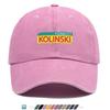Pc FEINKOST KOLINSKI Printed Baseball Cap Fashionable Letter Pattern Design Simple Vintage Style Snapback Hat Unisex Adjus