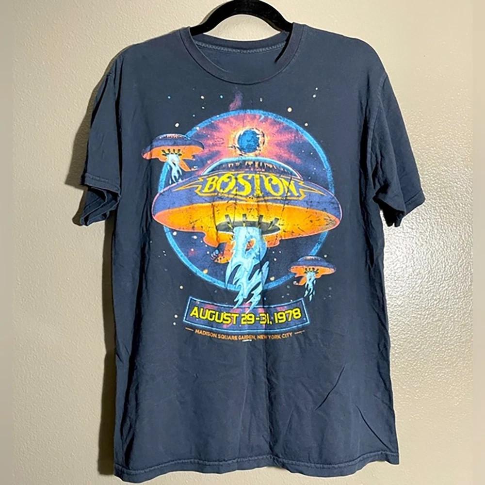 Rare 1978 Boston Band Tour Gift For Fan Cotton Tee S to 5XL T-shirt GC1448 Unisex T-Shirt XXL