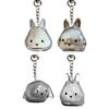 Clear Rabbit Hair Storage Keychain Puppy Hair Storage Capsule Pet's Fur Container Box Dog Cat Hanging Pendant Souvenirs