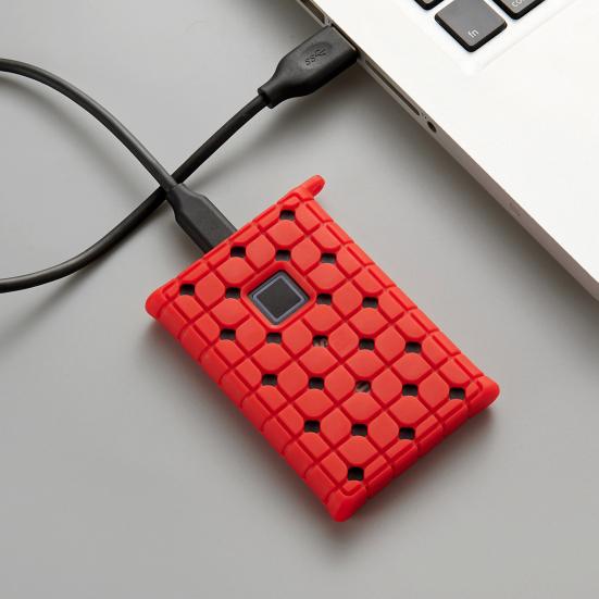 Soft Silicone Anti-fall SSD Hard Disk Protective Cover Carrying Case for Samsung T7 Touch