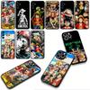 Phone Cover Roronoa Zoro Luffy One Piece Casing for Apple iPhone 16 15 14 Plus 13 12 Mini 17 Pro Max + ProMax 16E Air 15+ Case