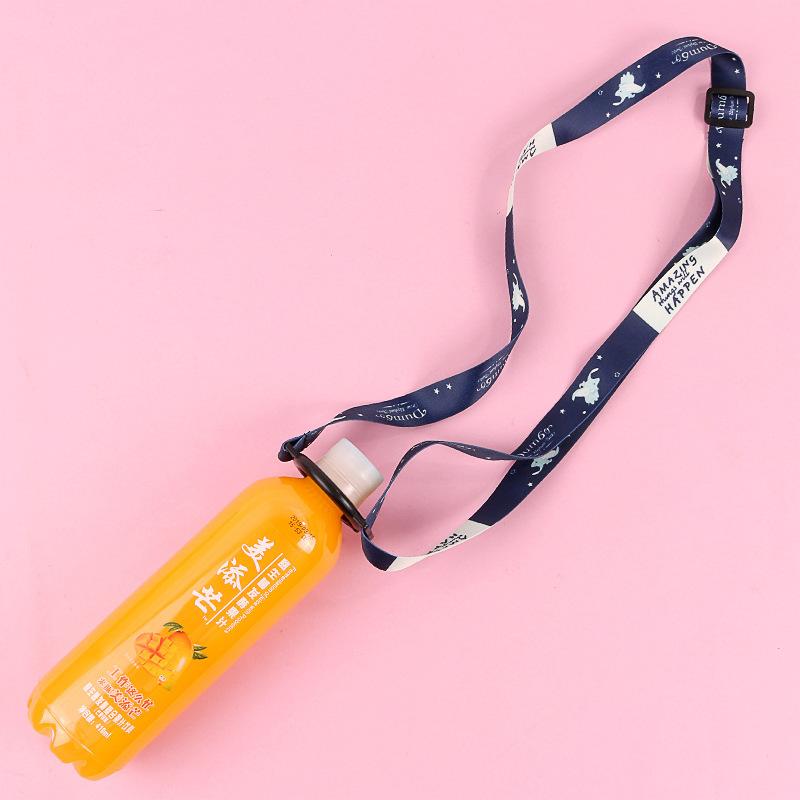 Adult Kettle Strap Rope Portable Beverage Bottle Strap Water Bottle Buckle Lanyard Mineral Water Back Lanyard Children'S Oblique Span
