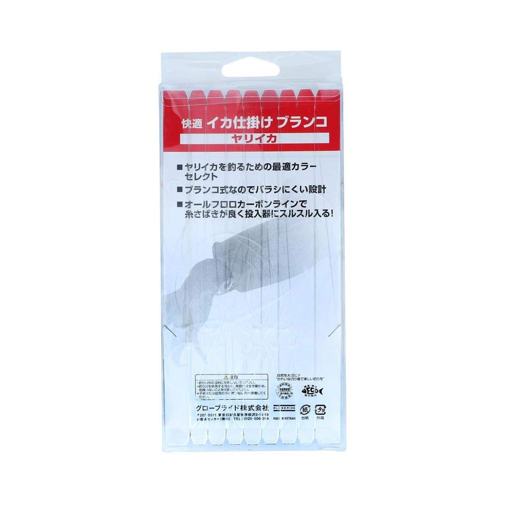 Daiwa Comfortable Squid Rig Mirror SS 11S Floating Red and White 7-piece