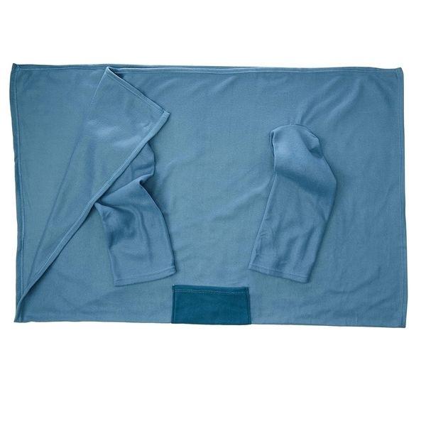 Adult Fleece Sleeve Blanket Navy