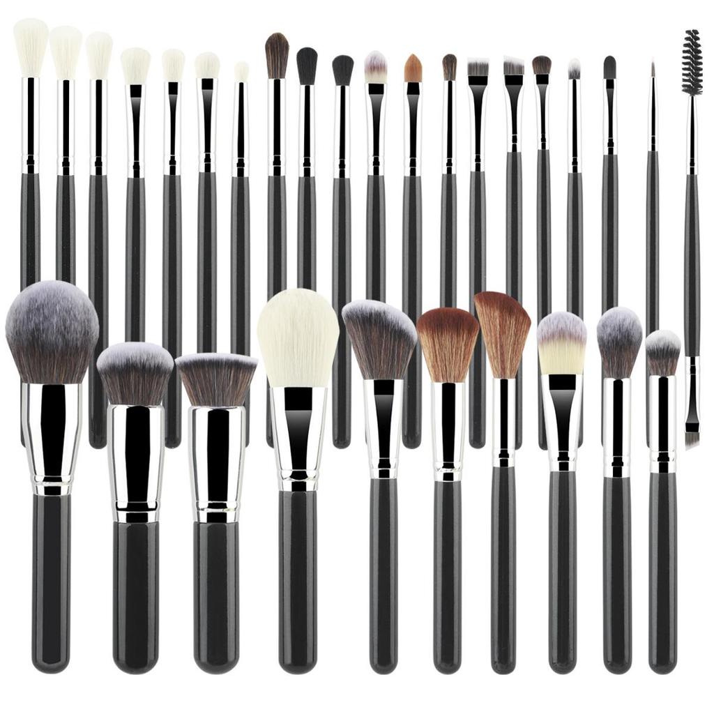 30-Piece Professional Makeup Brush Set - Soft Bristles for Eyeshadow, Powder, and Full Face Application