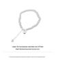 Glossy Heart Circle Bracelet - Women's Retro Luxury Silver Jewelry