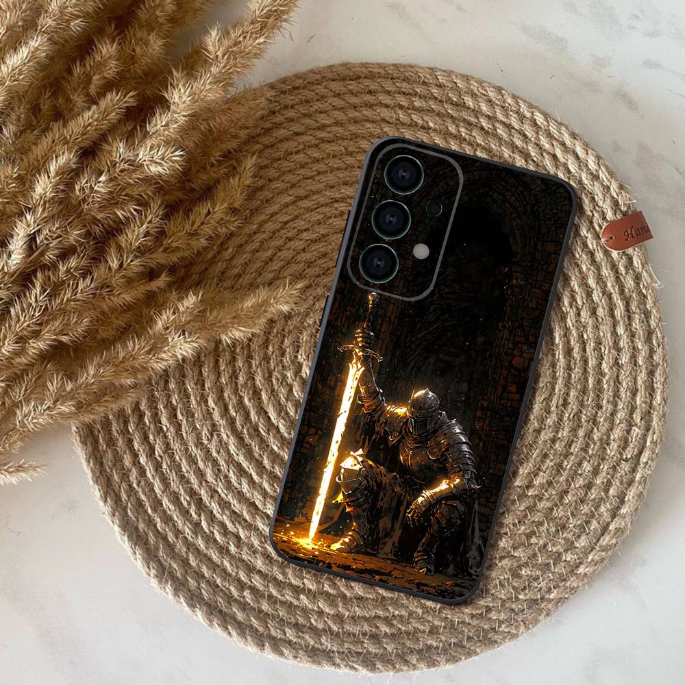 D-Dark S-Souls Game Phone Case For Samsung S25,S24,S21,S22,S23,S30,Ultra,S20,Plus,Fe,Lite,Note,10,9,5G Black Cover