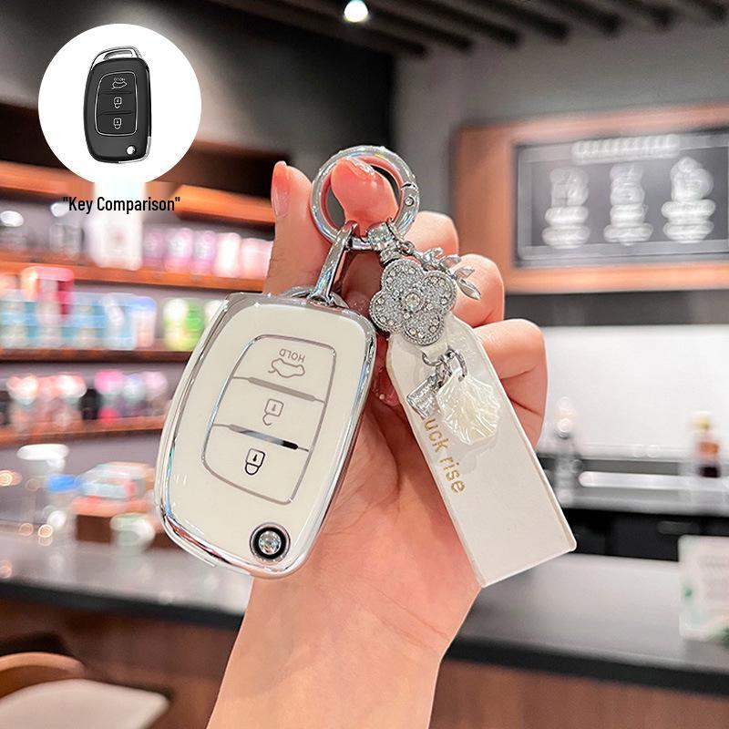 Hyundai Schlüsselhülle für ix35, Langdong, Lingdong, Mingtu, Elantra, ix25, Reina, Santa Fe, Fiesta