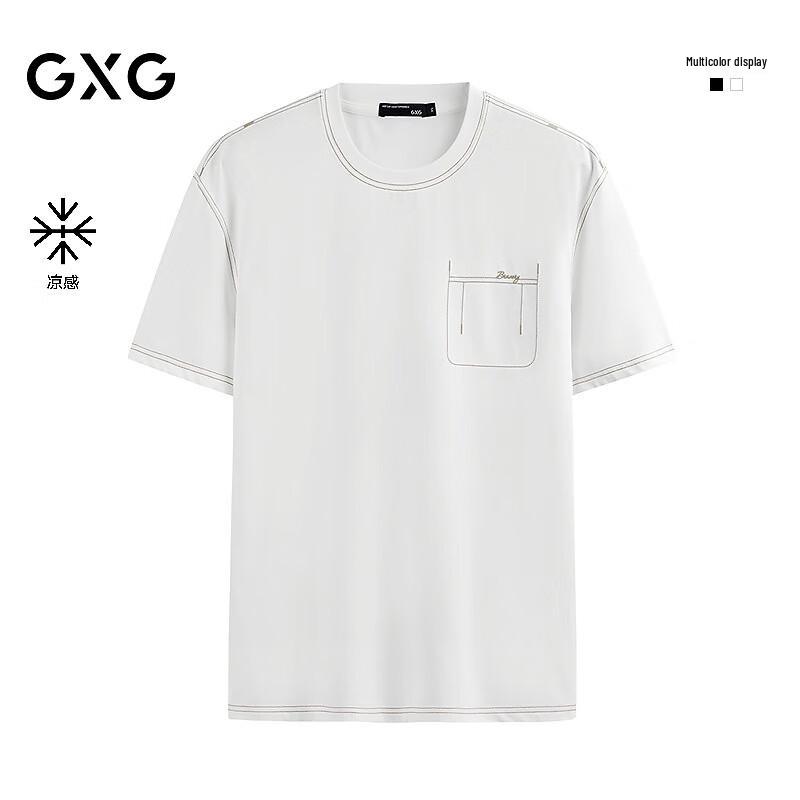 GXG Men s Cool-Touch Embroidered Crew Neck T-Shirt EU 36