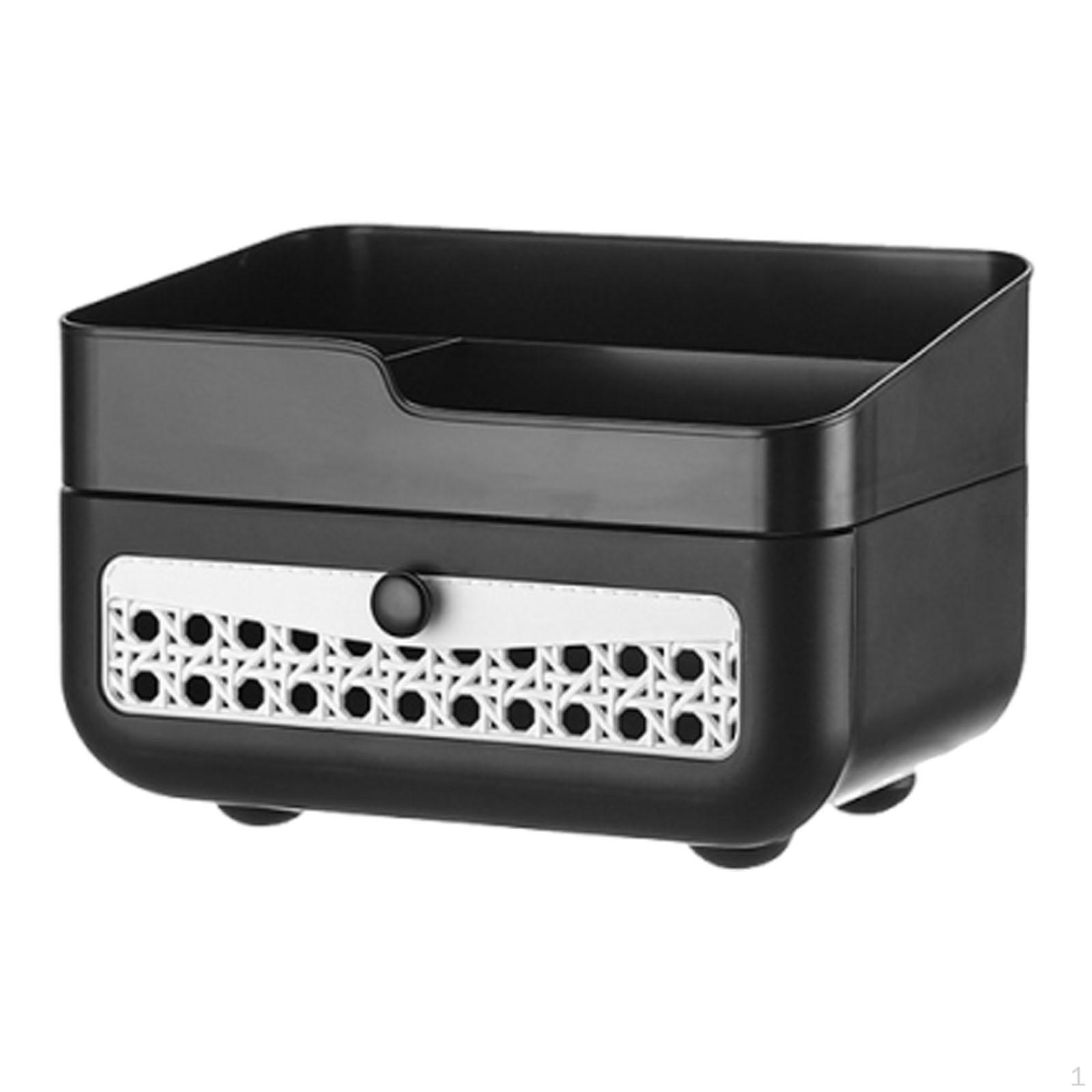 

Makeup Organizer Cosmetic Box Birthday Gifts with Drawers Storage Holder Open Top for