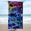 Bluelock Print Beach Towel, Large Soft Quick Dry Towel for Beach Camping Swimming