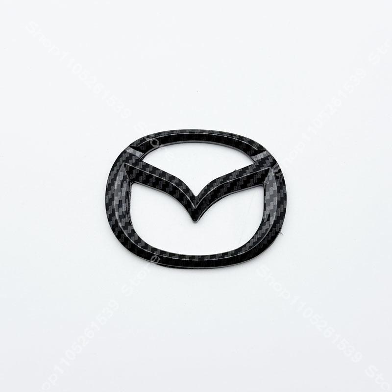 AAGH1 Mazda MX5 Miata ND Front Rear Black Car Logo Emblem Badge For MX-5 Miata ND NC Carbon 2016 2017 2018 2019 2020 2021 2022 2023
