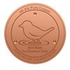 Copper Bird Bath Cleaner Disc 6+ Months Lifespan Physical Water Purifier for Outdoor Garden Bird Water Feeder