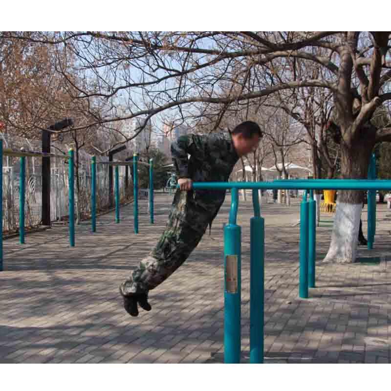 AI Parallel Bar Dip & Fitness Test System