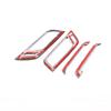 ABS Car Dashboard Side Air-conditioning Air Outlet Frame Decorative Cover For BMW X1 F48 X2 F47 2016-2025 Interior Accessories