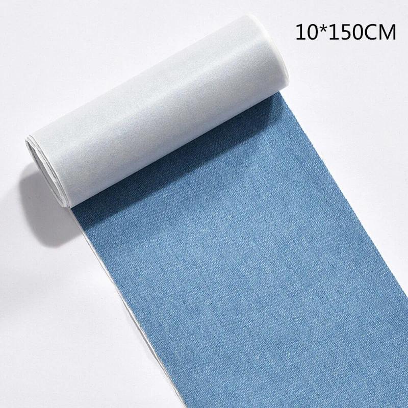 

salouva 1 Roll Denim Fabric Iron on Patches Repair Clothing Jeans Jacket Repair Self Adhesive Patches For DIY Sewing Tools