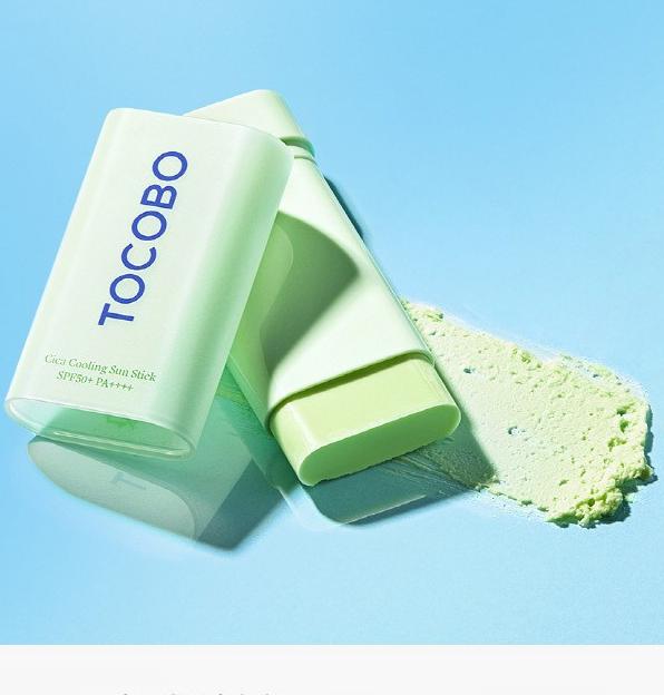 TOCOBO Cica Cooling Sun Stick 18g + Bio Watery Sun Cream 10ml Set SPF50+ PA++++