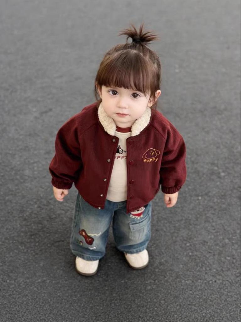 Veste matelassée confortable pour enfants, garçons et filles - Vêtement chaud automne/hiver