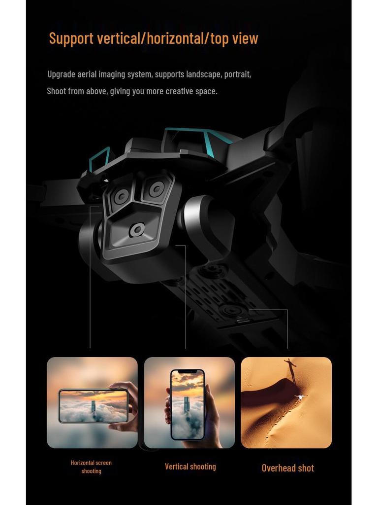 K12MAX Brushless Drone with Screen Controller, Optical Flow, and Smart Obstacle Avoidance.