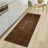 Wood Pattern Anti-Slip Kitchen Mat Absorbent Floor Rug for Bedroom Living Room Hallway Balcony Entrance Doormat