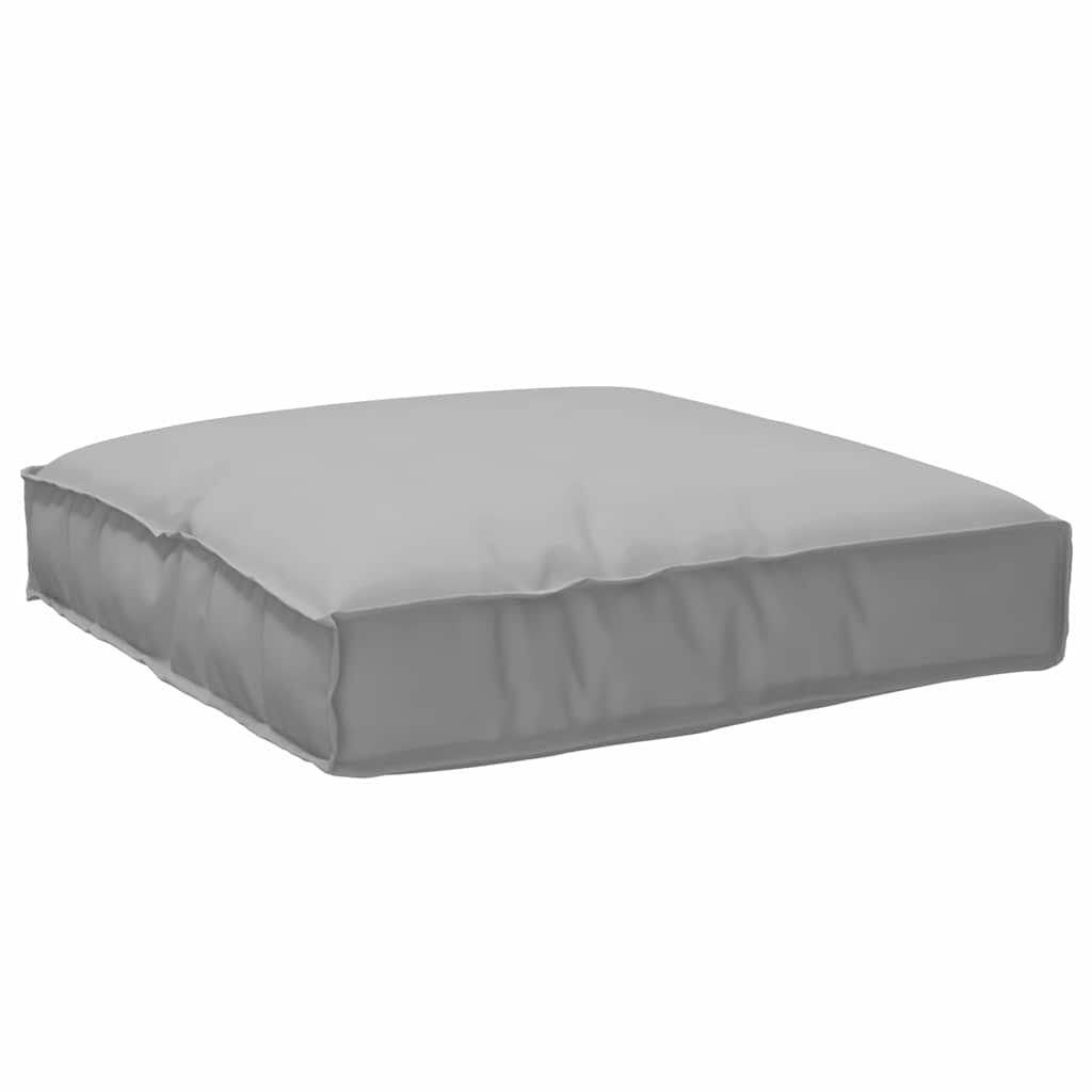 Gray Cushion 80 x 80 x 12 cm Oxford Fabric