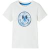 Children's Short-Sleeved T-shirt, Ecru, 104