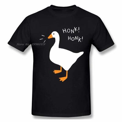 Honk Honk Goose Game T Shirt Oversize Cotton Tshirts Short Sleeve Streetwear T-shirts Tee Tops